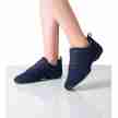 Anna Kern Suny 170 Navy Dames Danssneakers met Splitzool