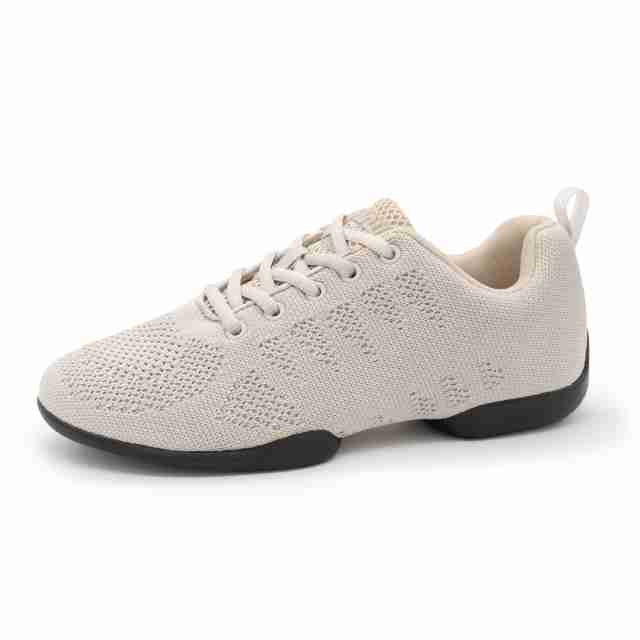 Anna Kern Suny 180 Beige Dames Danssneakers met Splitzool