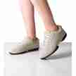 Anna Kern Suny 180 Beige Dames Danssneakers met Splitzool