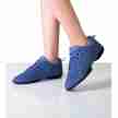 Anna Kern Suny 185 Blauw Dames Danssneakers met Splitzool voor salsa