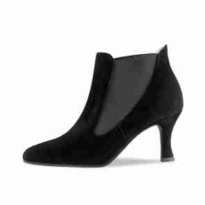 Werner Kern Carina Zwarte Suede Dames Dansschoenen