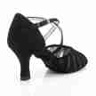 ballroom en latin dames dansschoen zwart Anna Kern met 6 cm flare hakhoogte 569-60