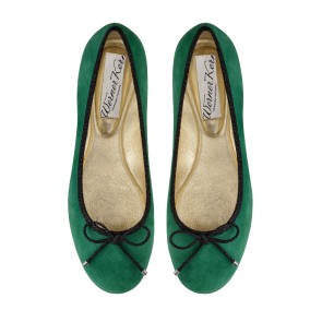 Werner Kern Juma groene ballerina schoenen voor dames