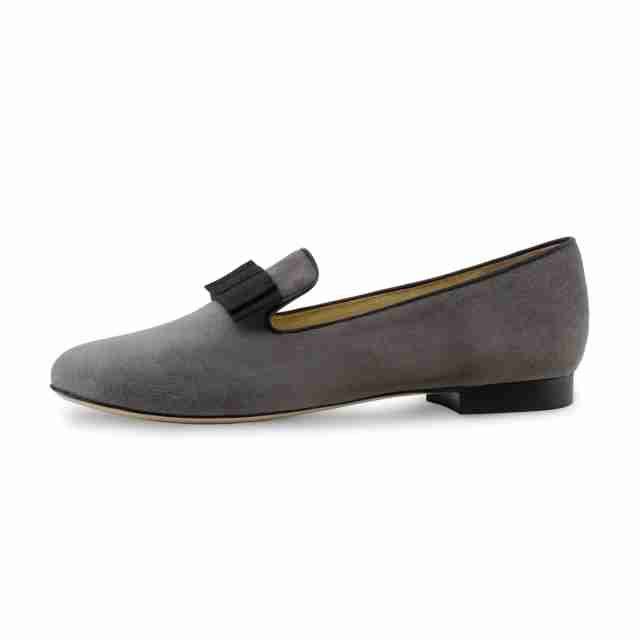 Werner Kern Mag ballerinas voor dames grijze loafers met strik