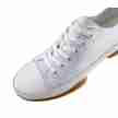 Anna Kern Suny 140 Dames Witte Nappa-Canvas Danssneakers met Splitzool