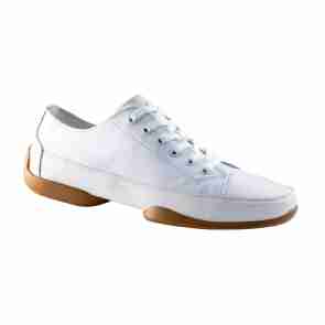 Anna Kern Suny 140 Dames Witte Nappa-Canvas Danssneakers met Splitzool