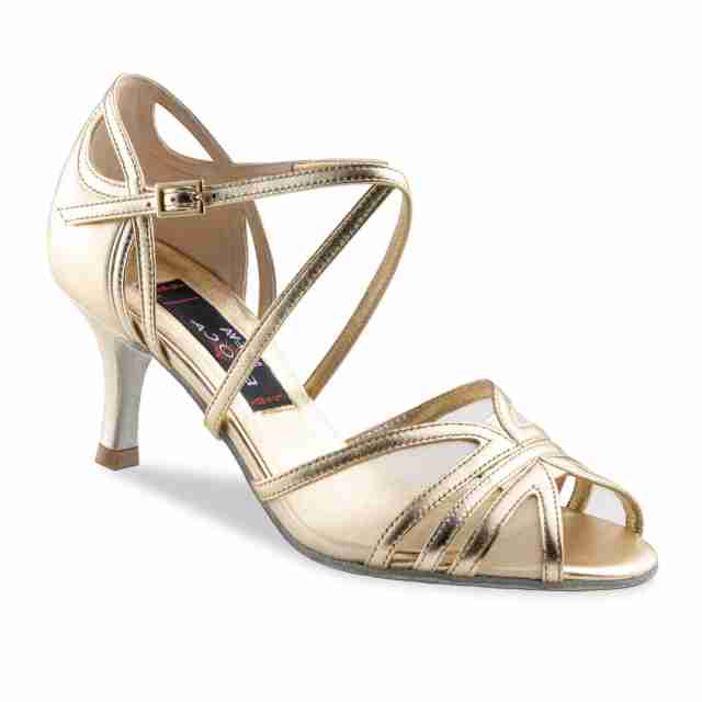 Nueva Epoca Sierra dames dansschoenen goud leer