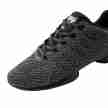 Anna Kern Suny 150 Knit zwart-grijs Dames Danssneakers met Splitzool